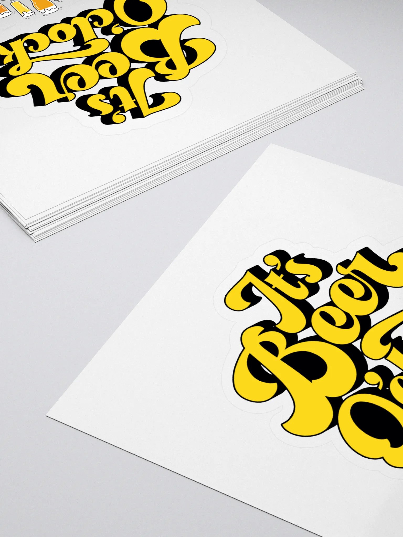 Beer O'Clock Vinyl Stickers product image (4)