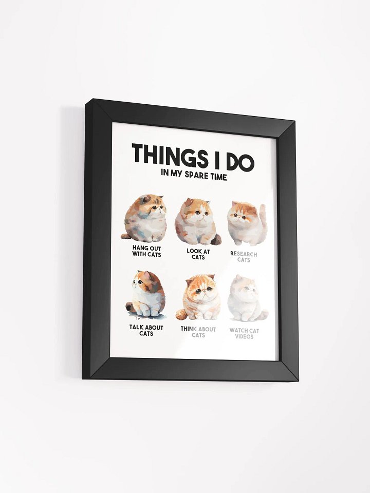 Things I Do in My Spare Time Wall Art product image (2)