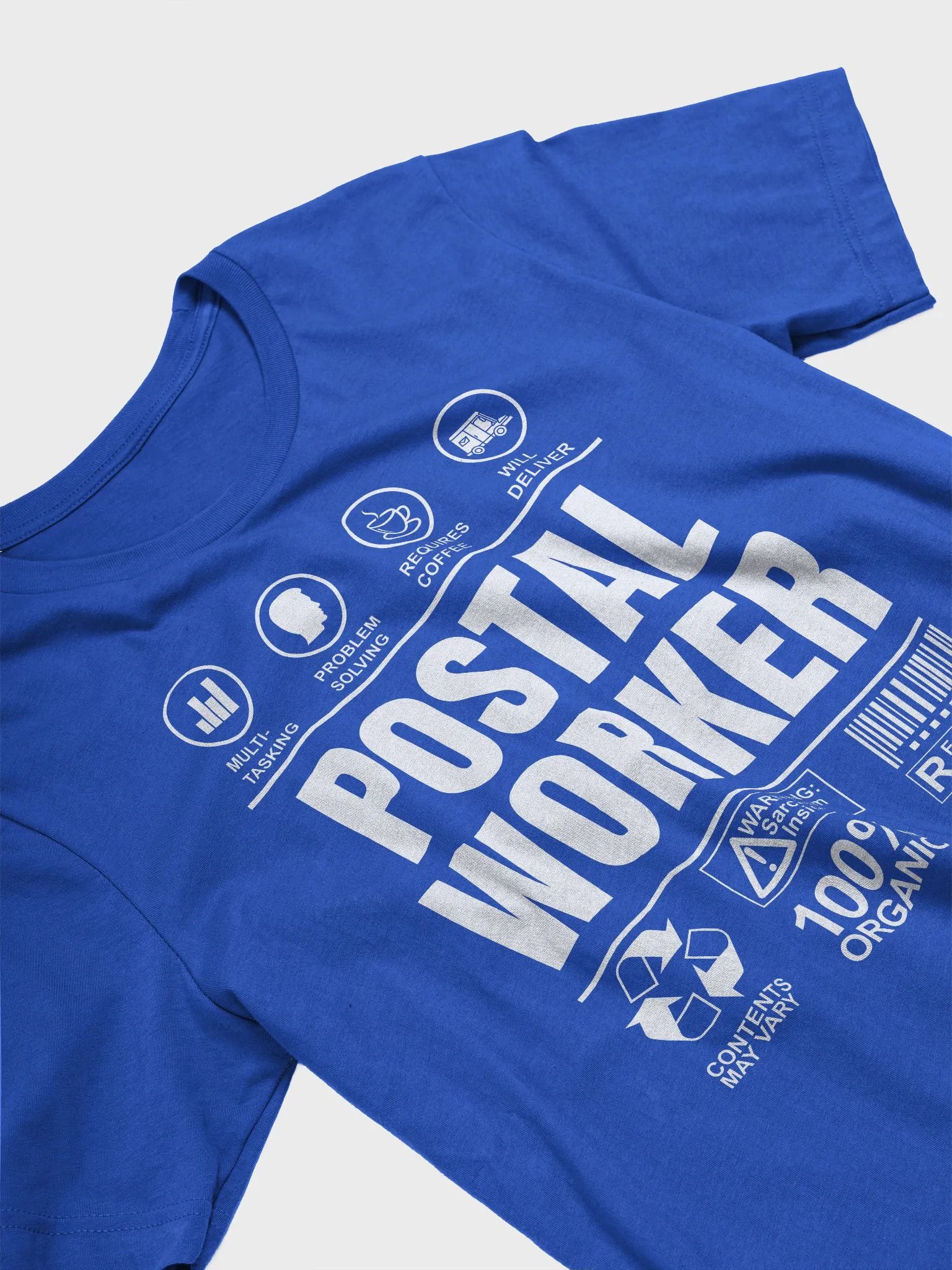 POSTAL WARNING LABEL UNISEX TEE product image (25)