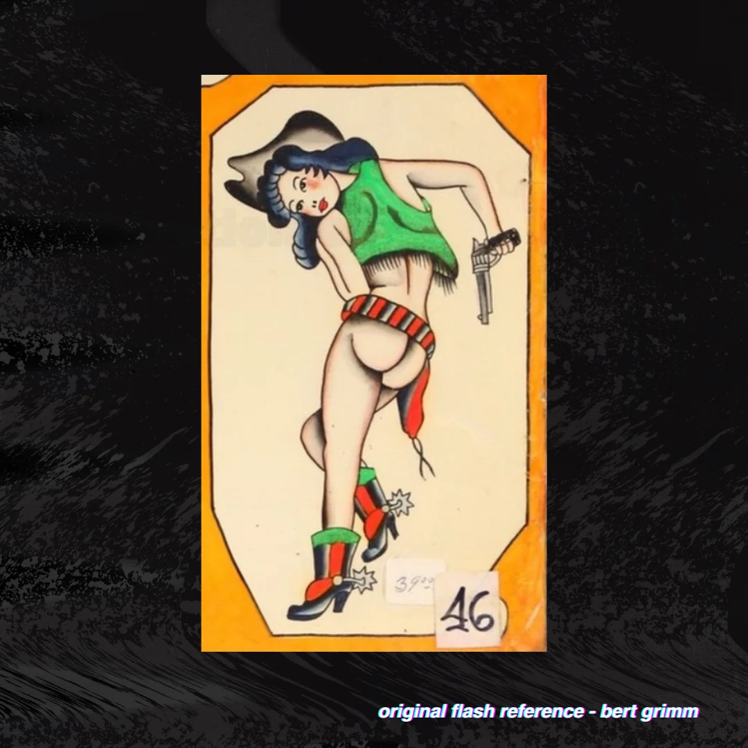 Bert Grimm Cowgirl Pin Up Pattern product image (5)