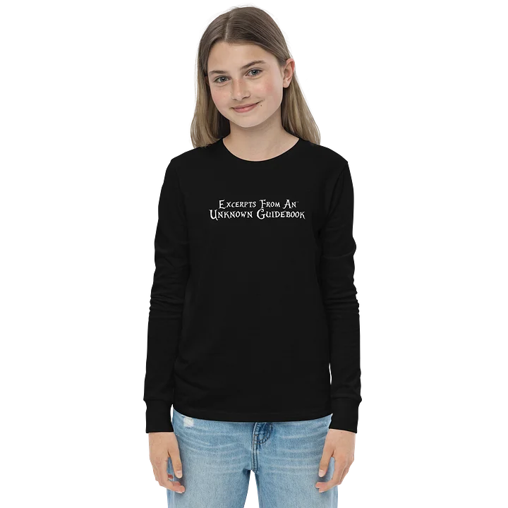 Excerpts From An Unknown Guidebook - Bella+Canvas Youth Long Sleeve T-Shirt product image (1)