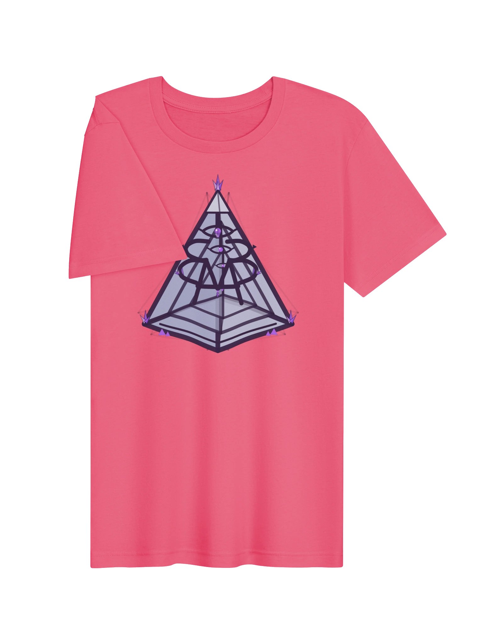 AMP-33 9D Pyramid Tee — Pink product image (3)