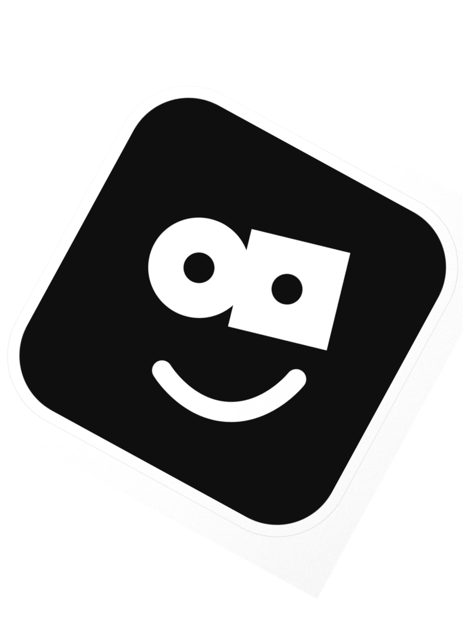 Mascot sticker, black product image (2)