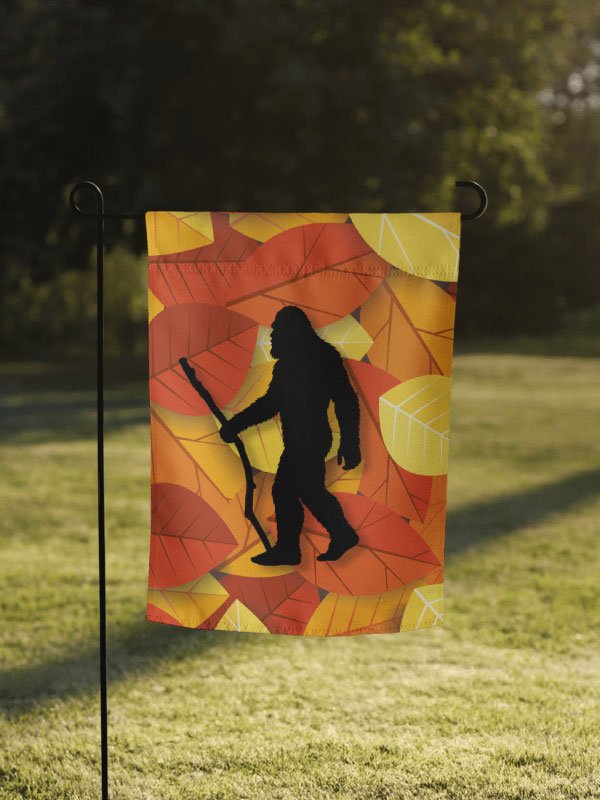 Sasquatch Stick-Walker Garden Flag / Feel the MO product image (2)