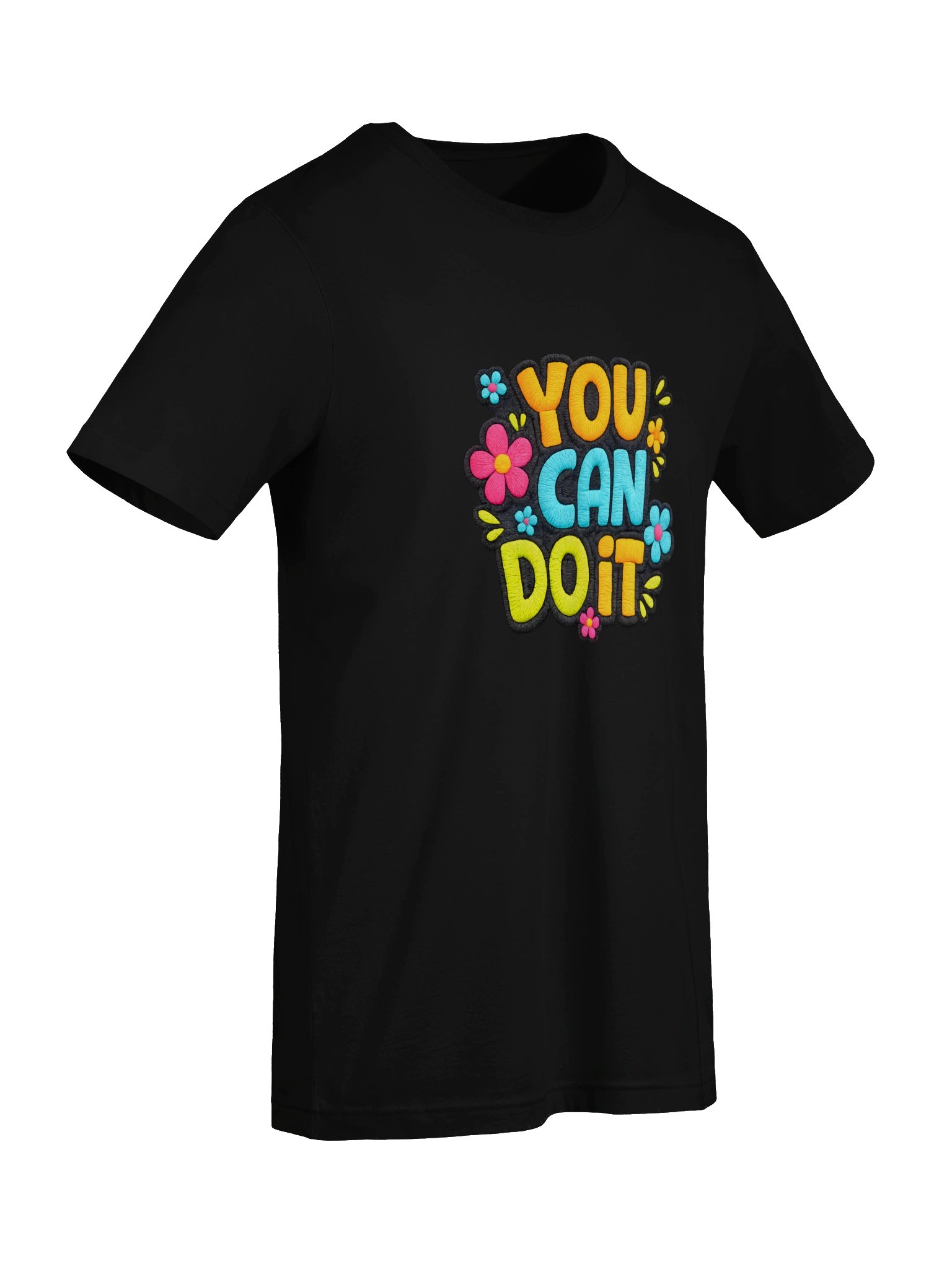 "You Can Do It" Retro Y2K Floral Motivational Graphic T-Shirt product image (7)
