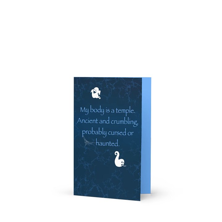 My Body Is A Temple Greeting Card product image (1)