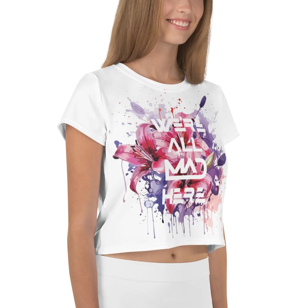 We're All Mad Here Boxy Crop product image (4)