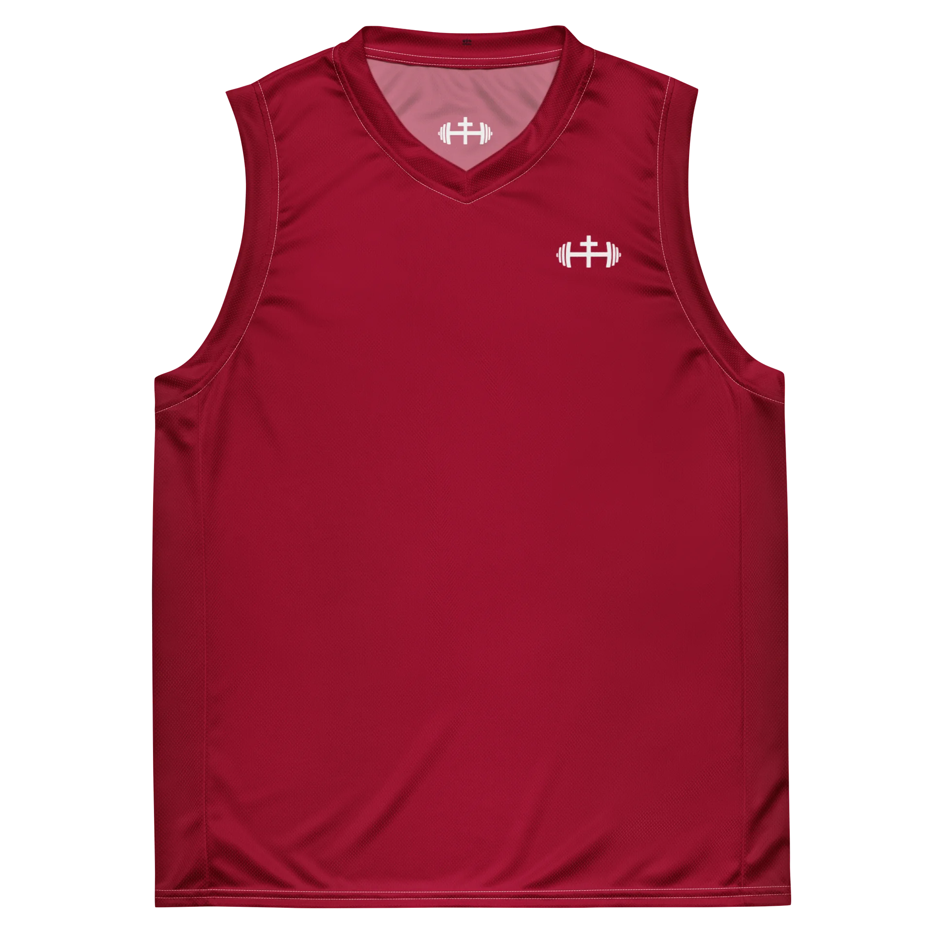 His House Performance V-Neck Muscle Tank - Red product image (3)