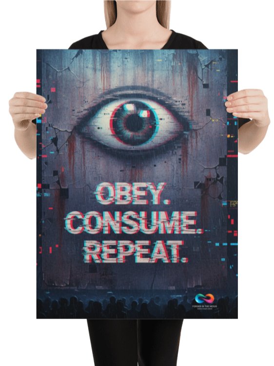 CINEMATIC ART POSTER – DYSTOPIAN GLITCH #014 product image (2)