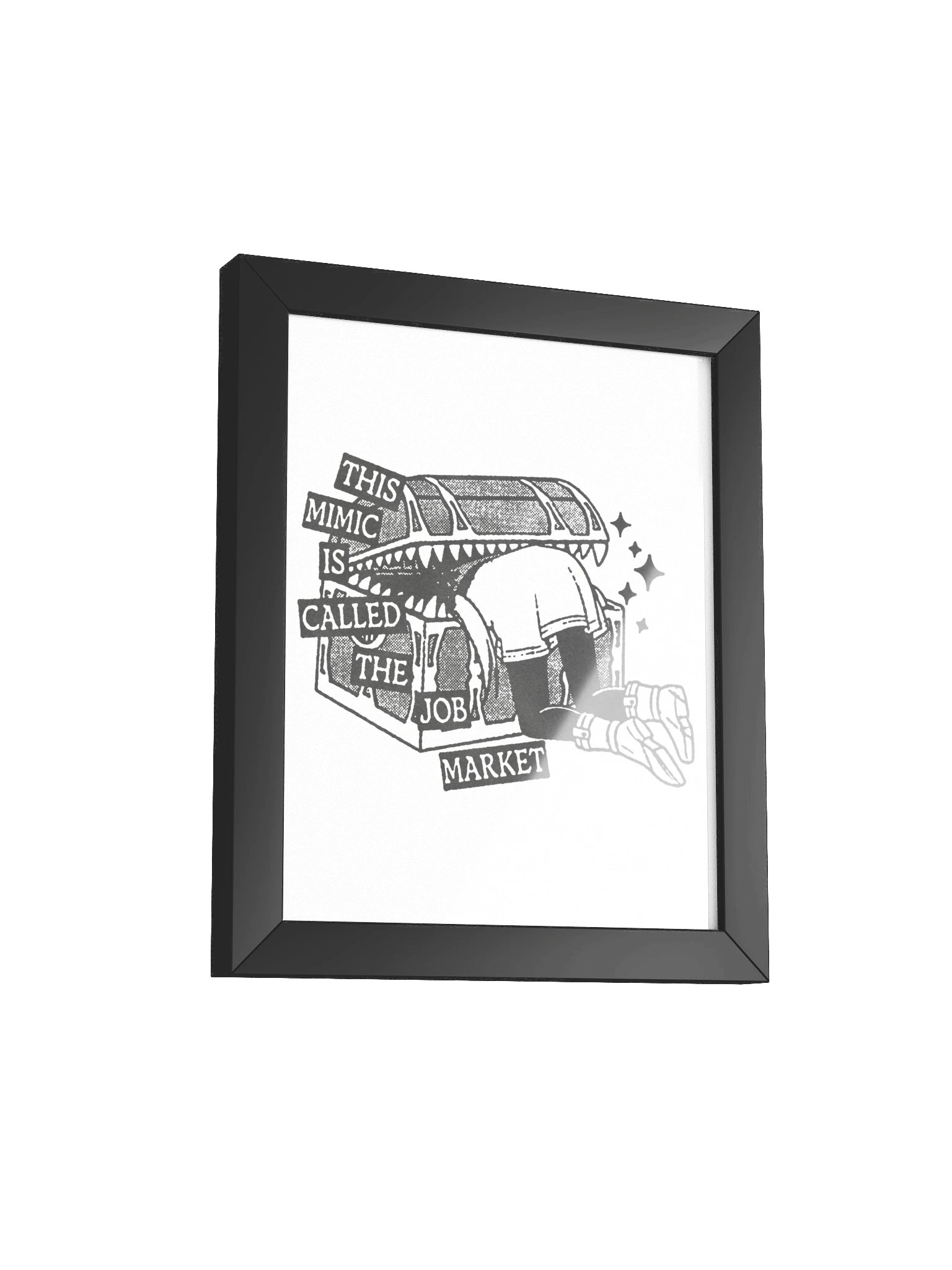 JOB MARKET ! Framed Print. product image (2)