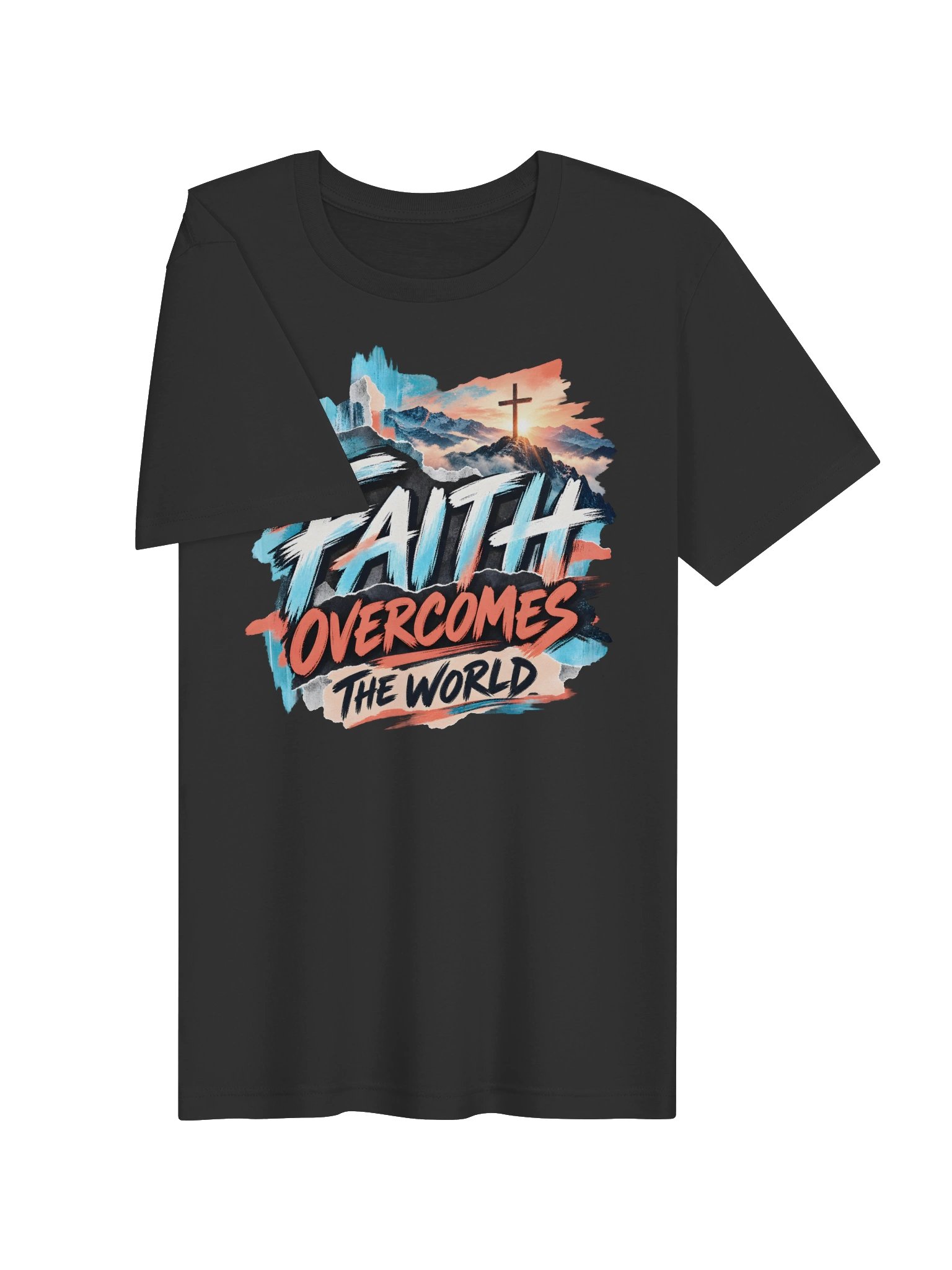 Faith Overcomes the World Everyday Tee product image (59)