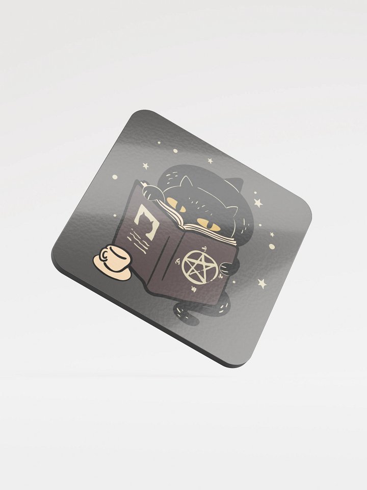 Pay Me No Mind Glossed Cork Coaster product image (1)