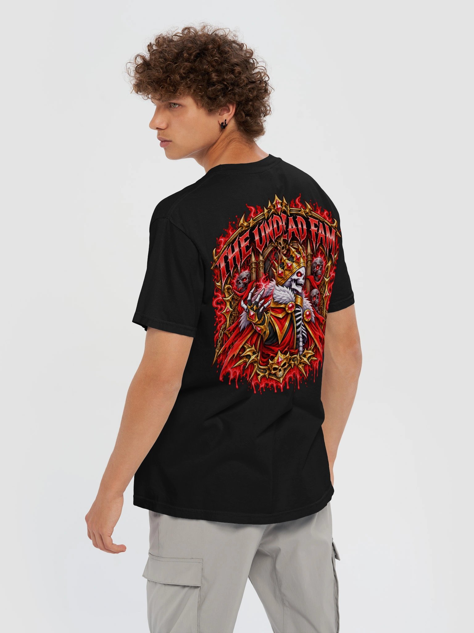 Undead and Unbothered Tee (Red) product image (6)