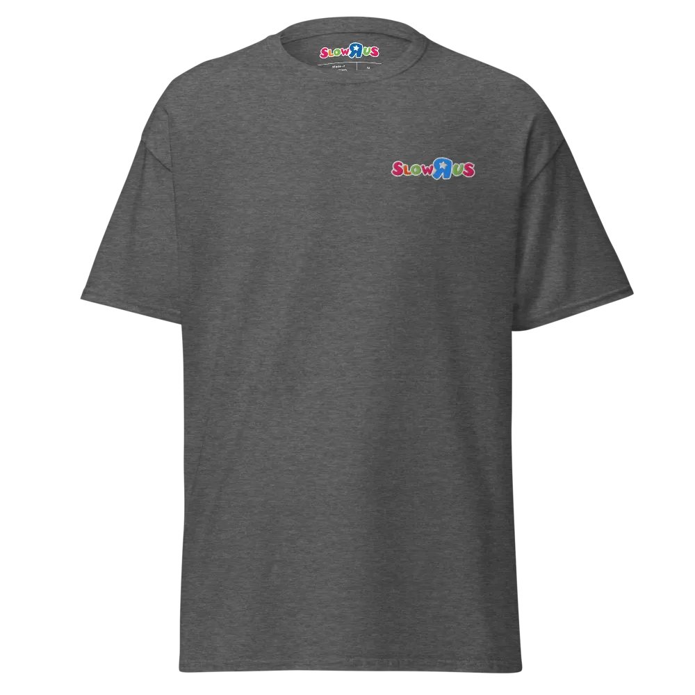 SLOW-R-US UNISEX EMBROIDERED HEAVY TEE product image (4)