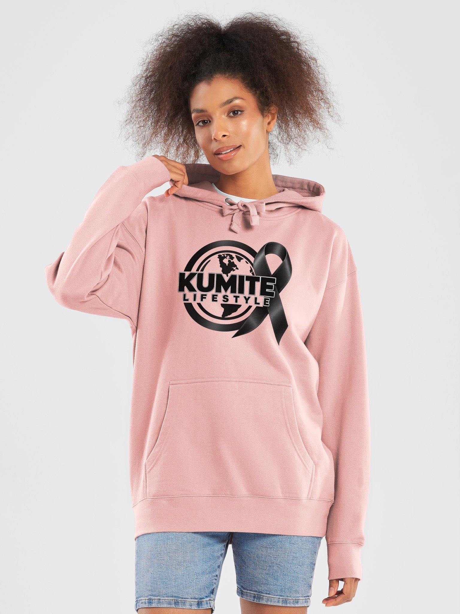 Kumite Lifestyle | Fight Together Breast Cancer Awareness Hoodie product image (5)