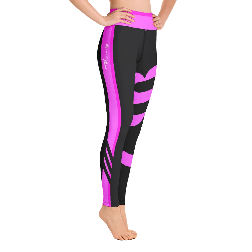 Smashley Fitness - Fitness Pink Yoga Leggings product image (2)