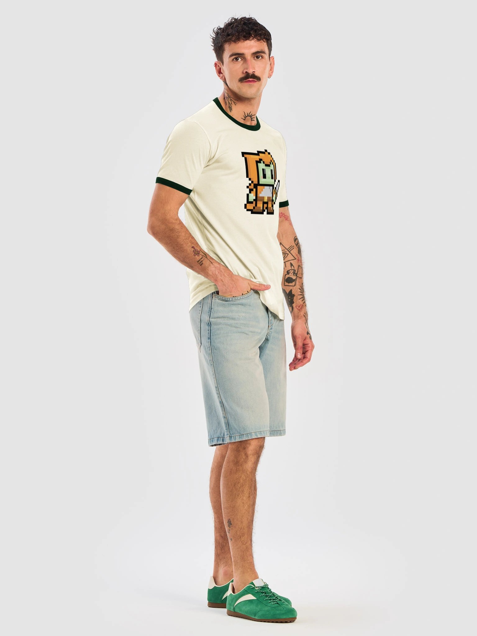 Ready to Fight Knight Questie Ringer Tee - Unisex product image (7)