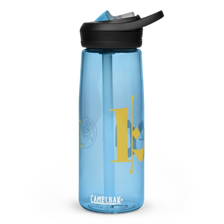 Leo Zodiac Symbol Gold Print Water Bottle product image (4)