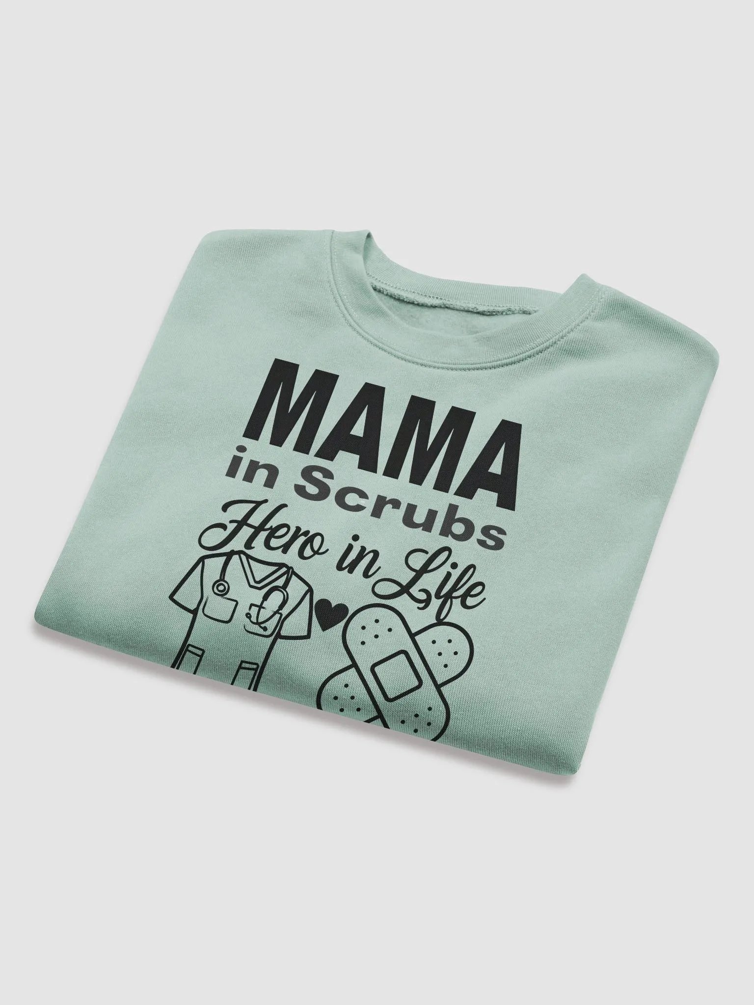 MAMA in Scrubs, Hero in Life Fleece Crop Sweatshirt product image (16)