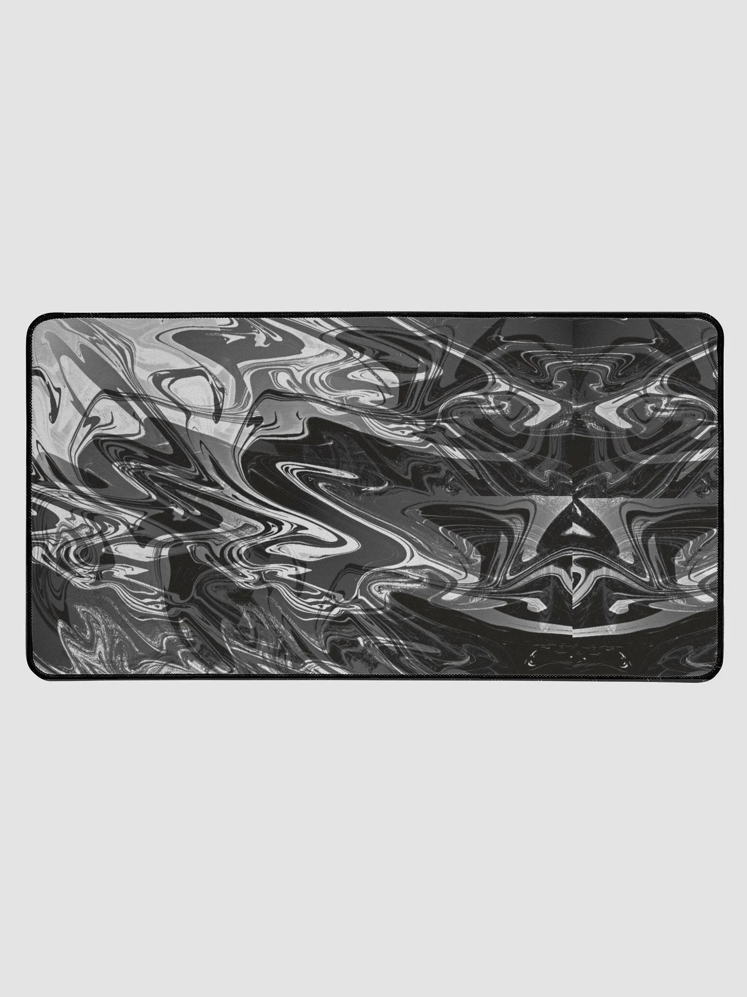 Black and White Swirl Pattern Desktop Mat product image (1)