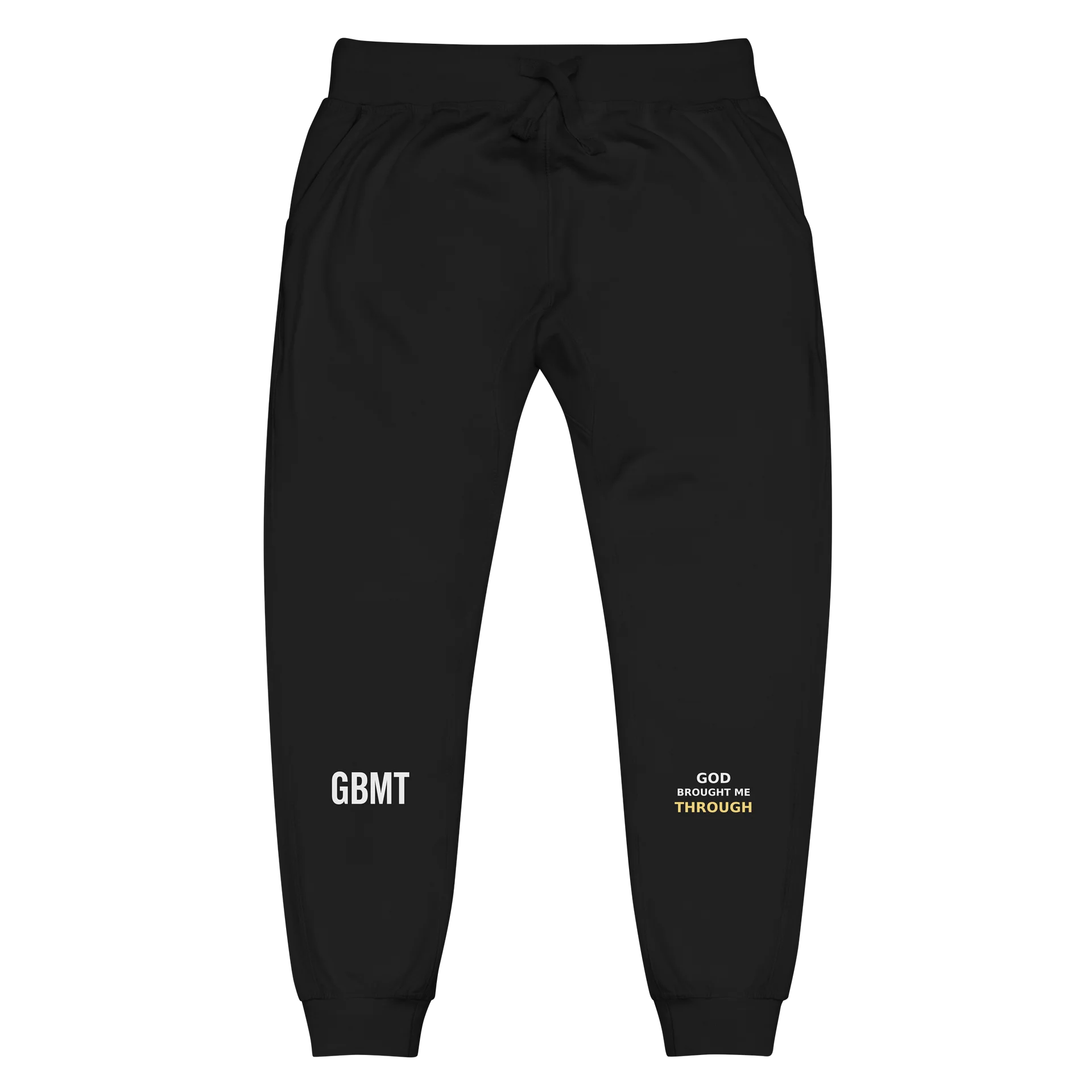 GBMT Survivor Joggers – Black & Gold Edition product image (1)