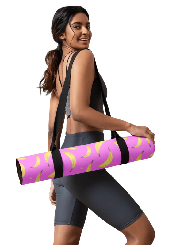 Bananapalooza yoga mat product image (1)
