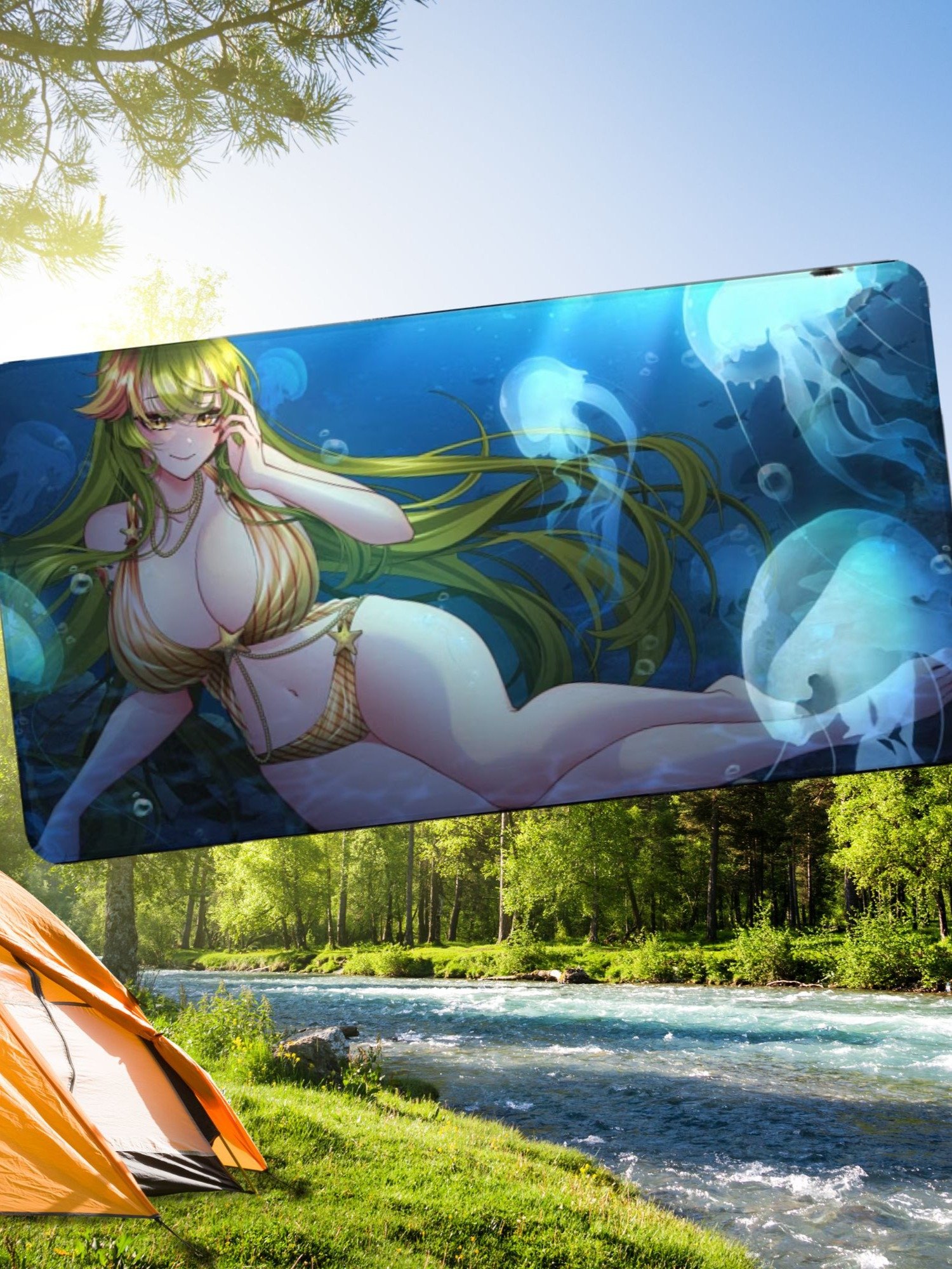Let's Play Mermaids Bikini Edition Deskmat product image (1)