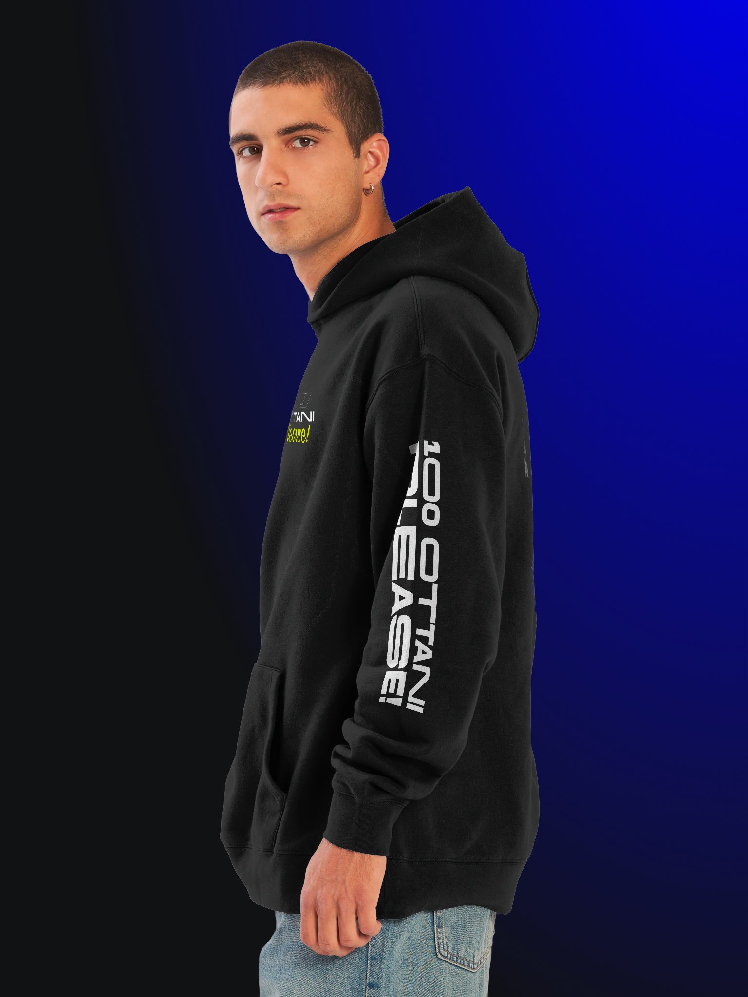 100 Ottani Please!™ Premium Oversized Racing Streetwear Hoodie | Pressure Unit Edition product image (6)