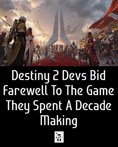 Not exactly with a whimper but perhaps with less of a bang than people were expecting, Destiny 2 is done and dusted. The game...