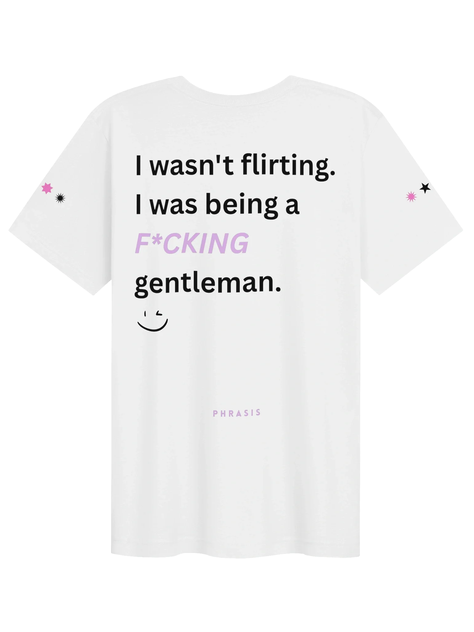I wasn't flirting. I was being a fucking gentleman. — Solid White Blend, photo 2