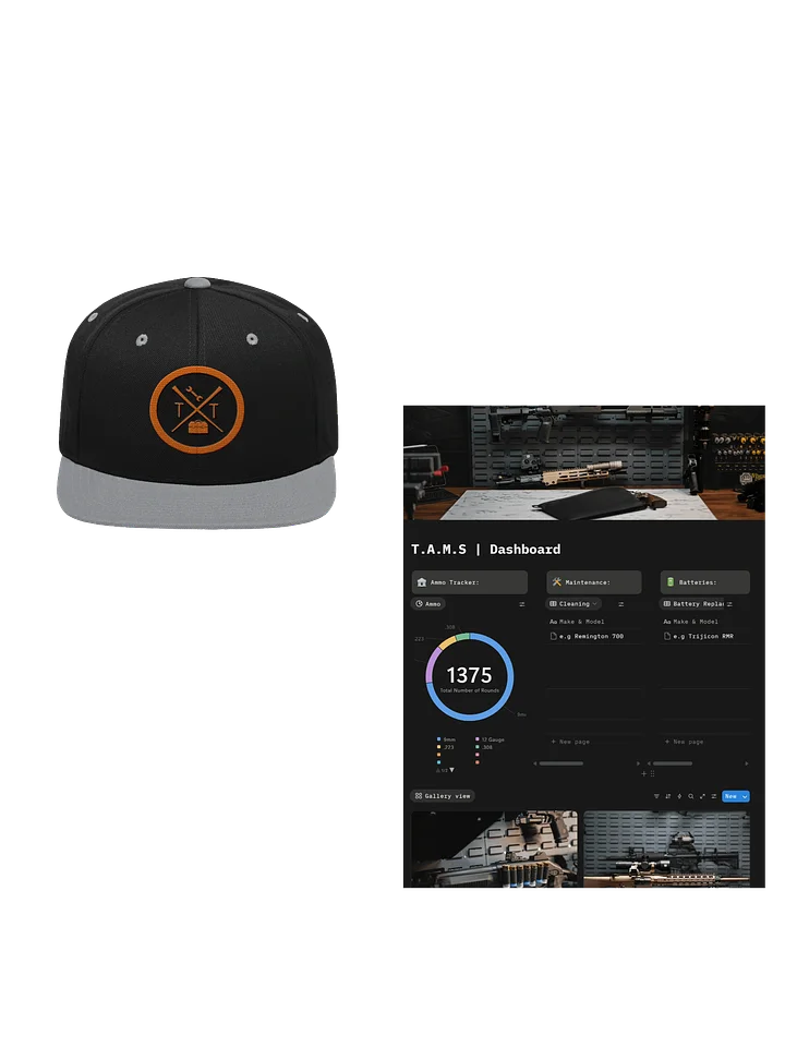 T.A.M.S & Snapback Hat Bundle product image (1)
