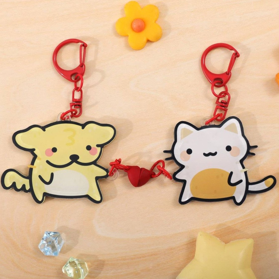Suni & Luna Magnetic Matching Keychains (PRE-ORDER) product image (2)