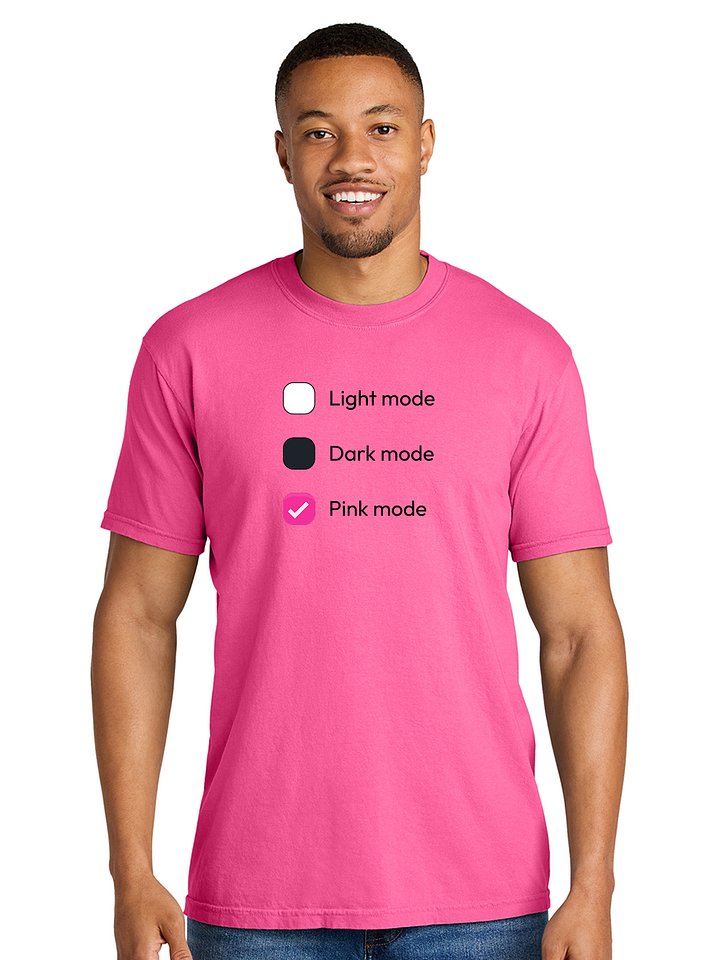 pink mode t-shirt product image (1)