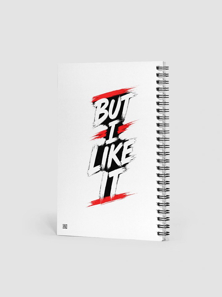 Bold Red Graphic Spiral Notebook product image (2)