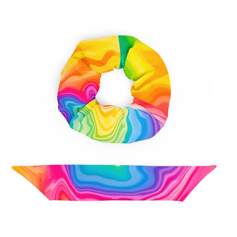 Rainbow Swirl All-Over Scrunchie product image (7)