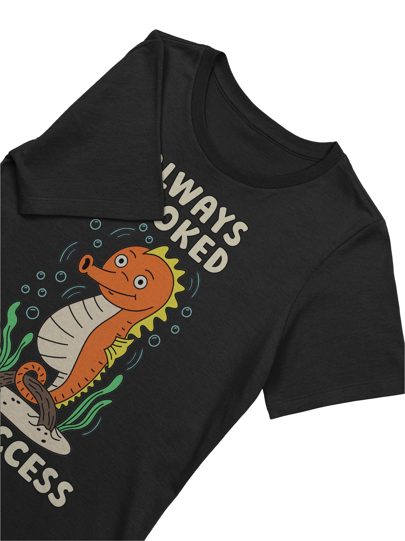 Always Hooked On Success Cute Silly Funny Seahorse Women's Relaxed-fit T-shirt product image (2)