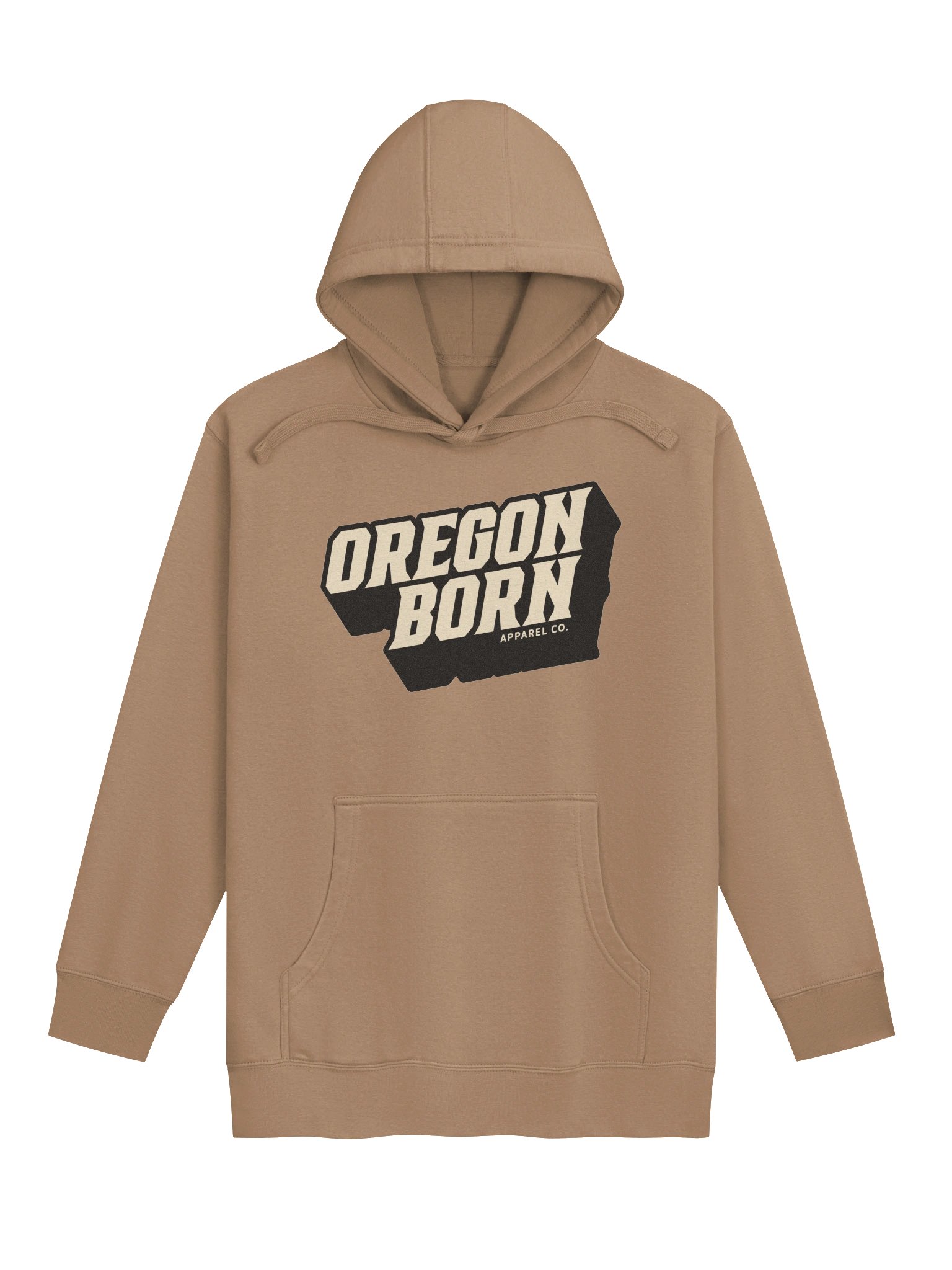 3D-Style Oregon Born Hoodie product image (1)