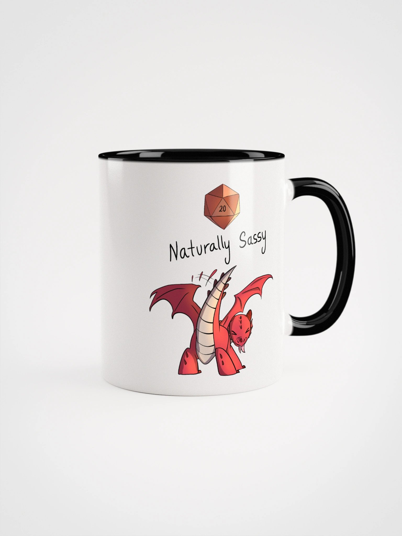 'Naturally Sassy' Dragon Mug product image (3)