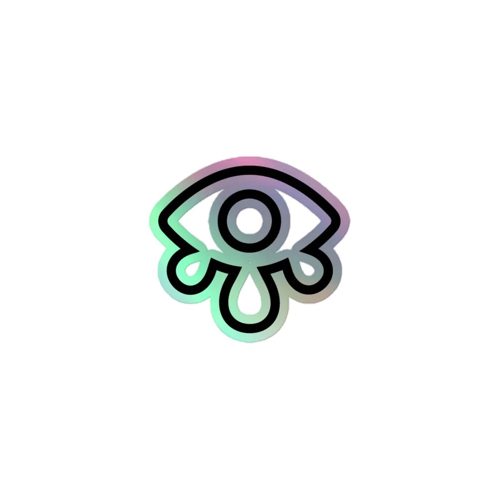 Bleeding Eye Logo Sticker product image (1)