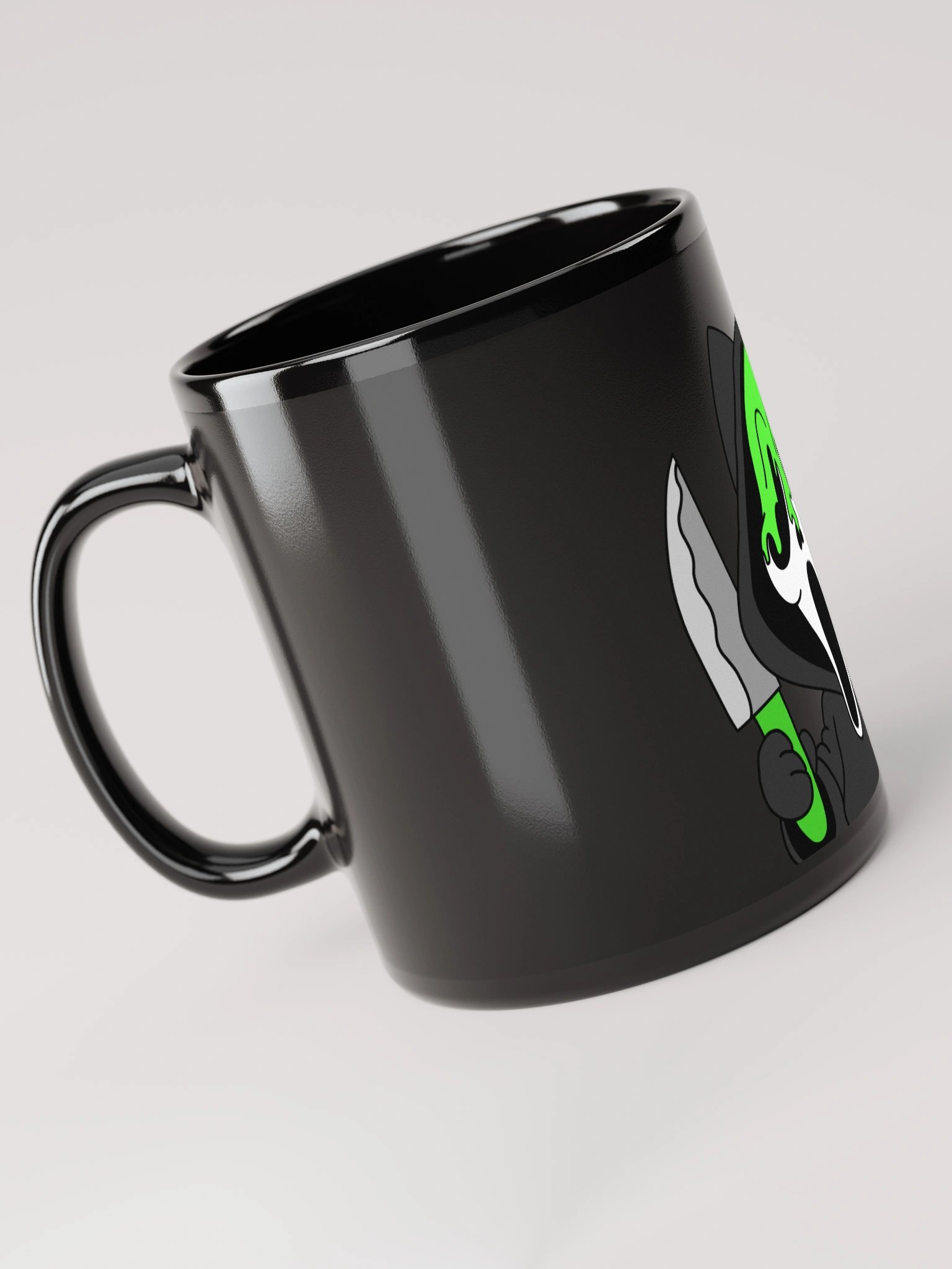 Black Glossy Obieface Mug product image (3)