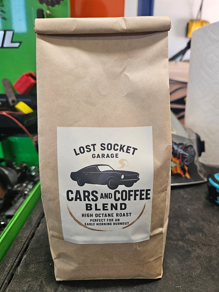 Cars and Coffee Blend – Gourmet Breakfast Roast (1lb Bag) product image (1)