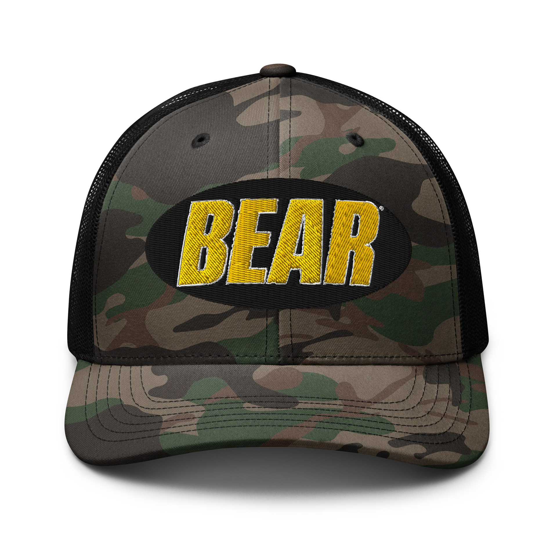 BEAR Embroidered Camo Trucker Cap product image (1)