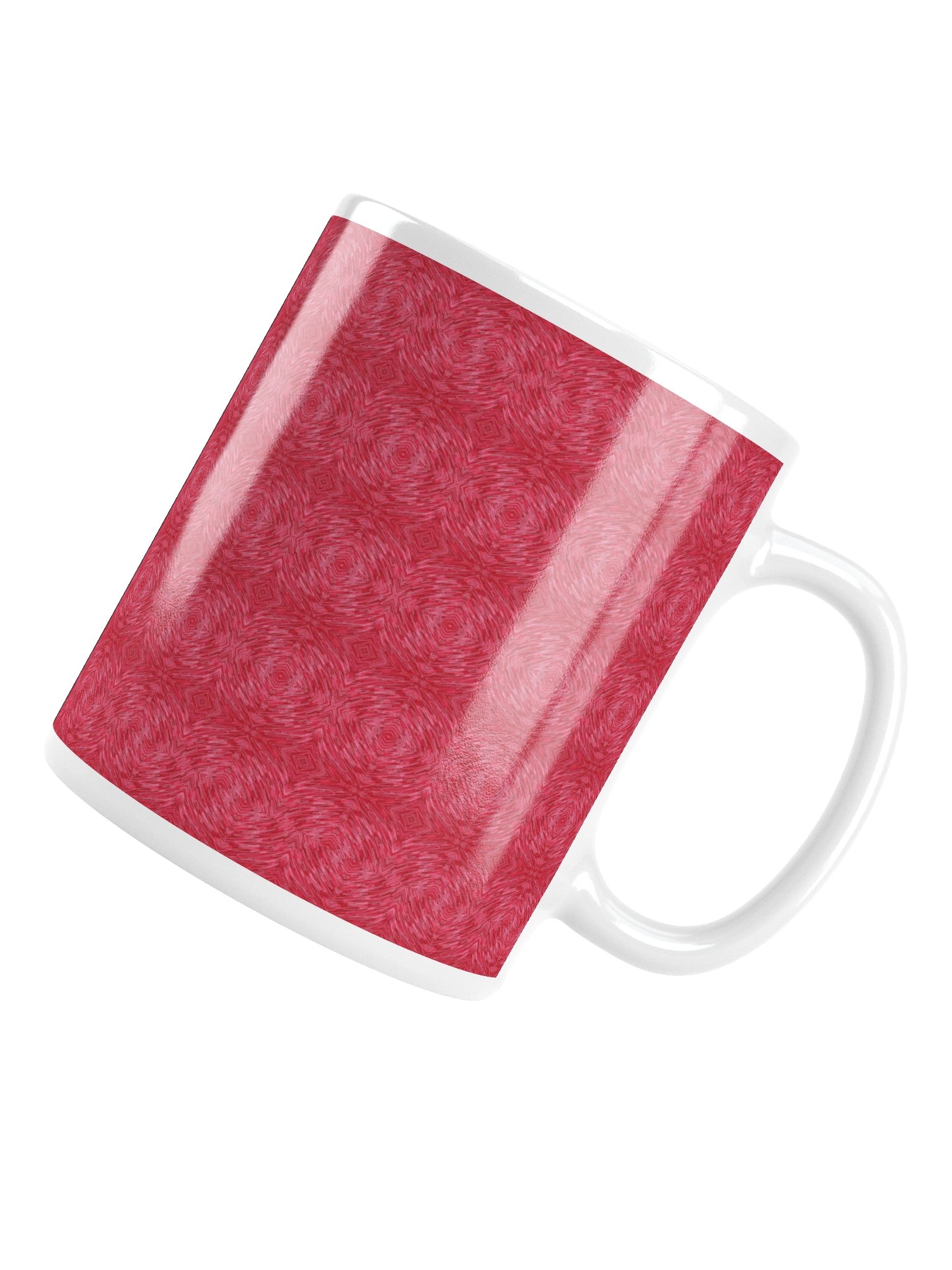 Crimson Frost – White Glossy Mug product image (1)
