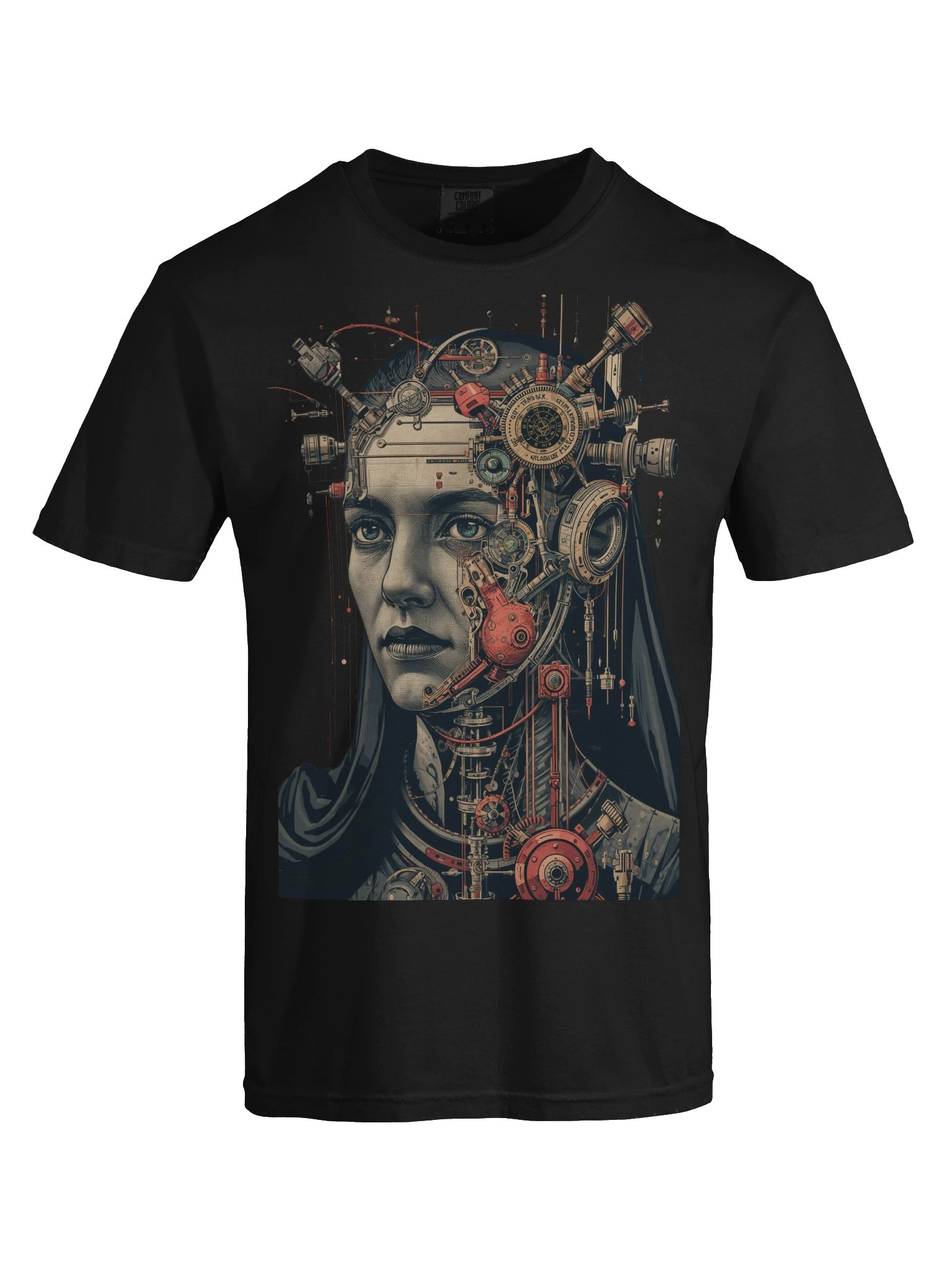 Cyborg Dream Portrait Heavyweight T-Shirt product image (2)