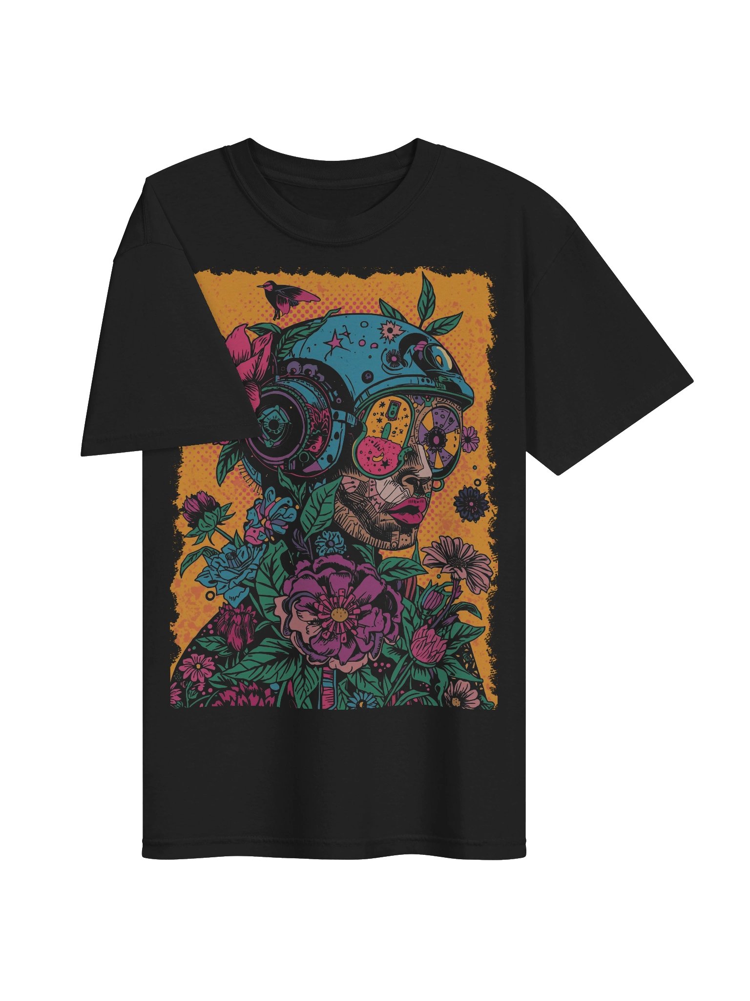 Floral Pilot Art Heavyweight Tee product image (6)
