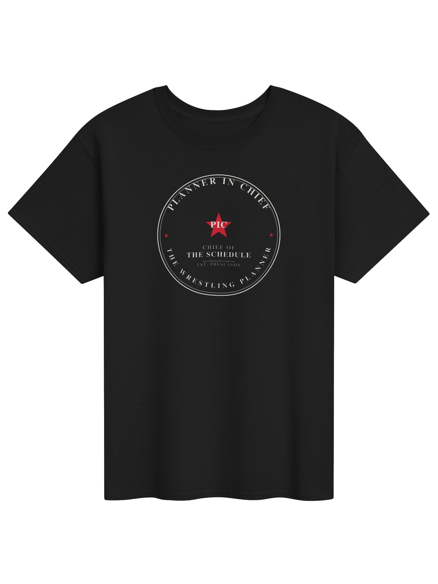 Planner in Chief — Wrestling Tee product image (1)