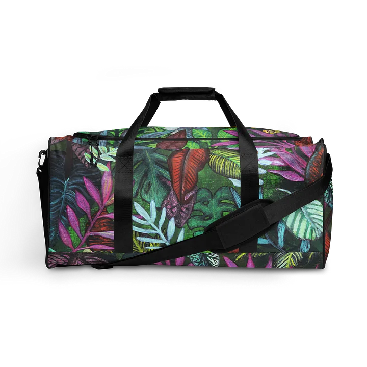 Tropical Leaf All-Over Print Duffle Bag product image (1)