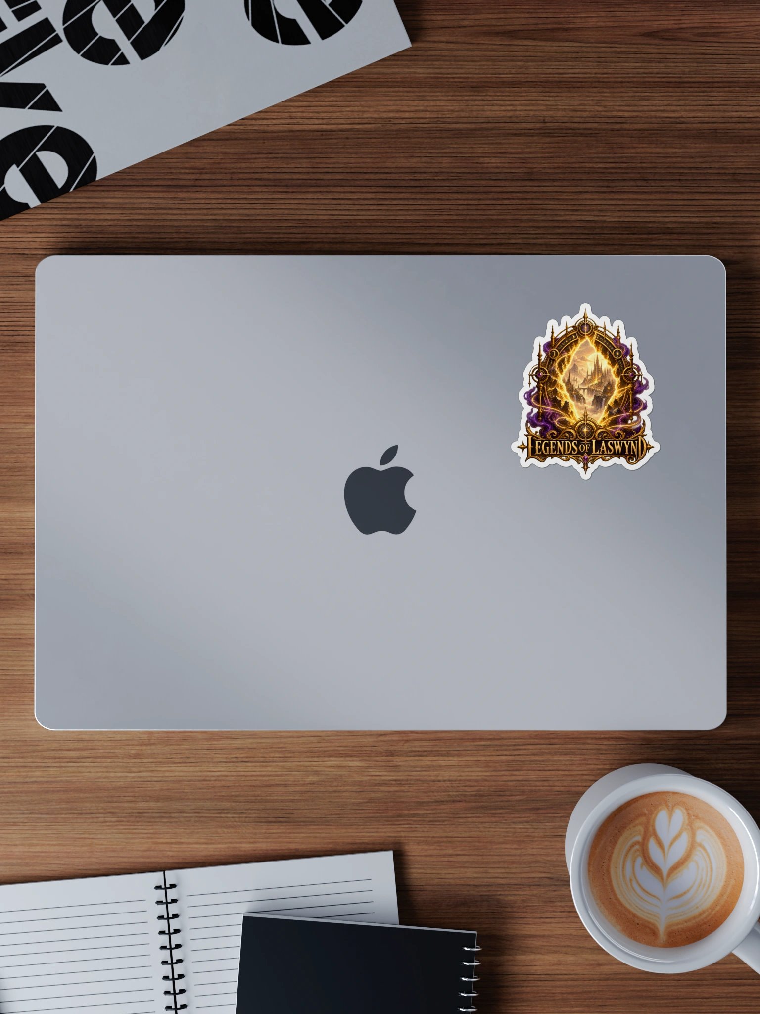 Legends of Laswynd — Golden Rift Sticker product image (4)