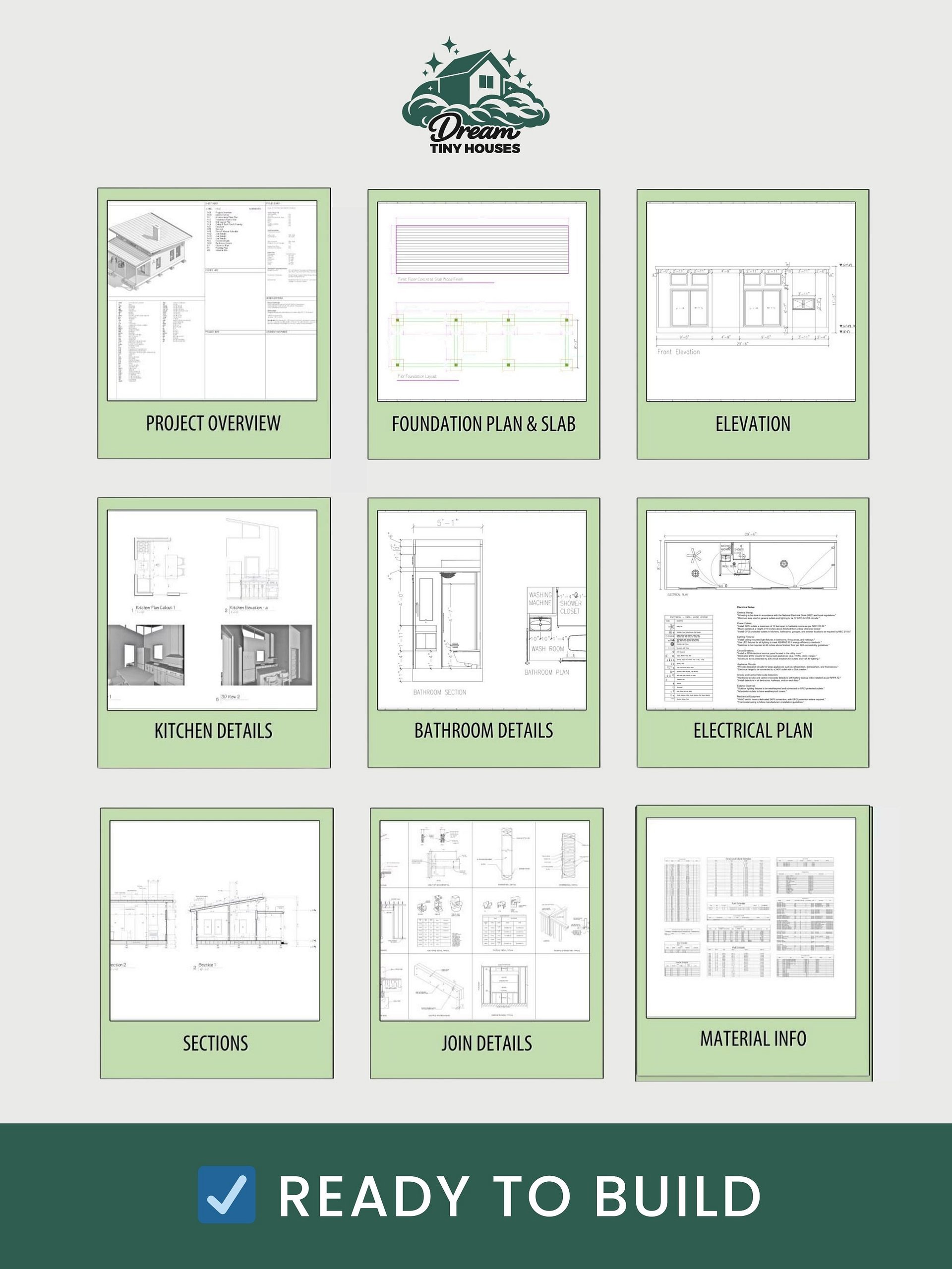 The Capsule Tiny House Blueprint Set (CAD File + Materials List) product image (7)